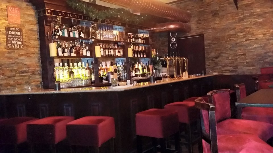 The bar at Celtic Spirit, Salzburg