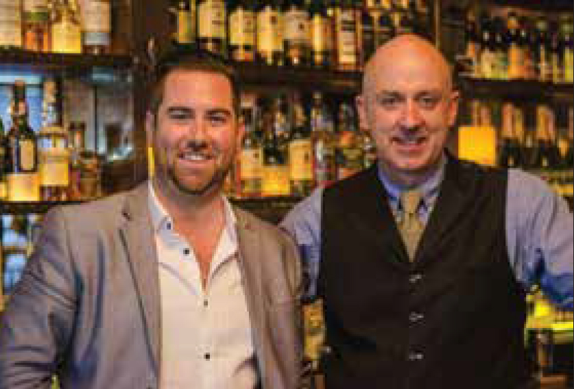 Behind the bar at Celtic Spirit